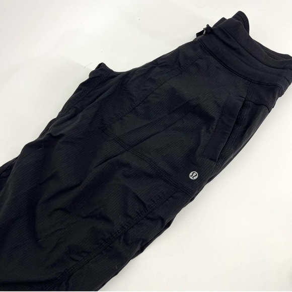 Lululemon Athletica Studio Pant Cropped Black 6 - Picture 3 of 4